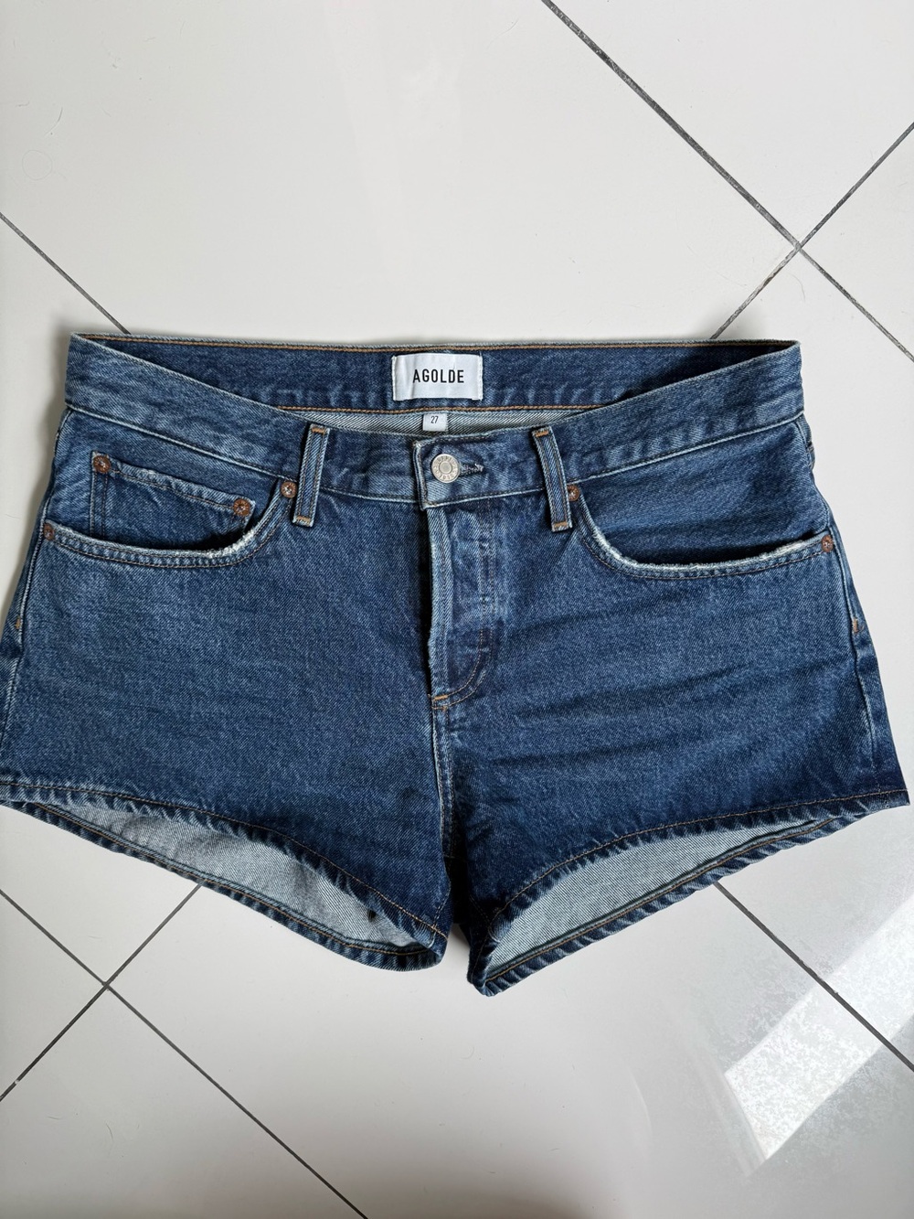 AGOLDE Women's Parker Low Rise Short Size 27
